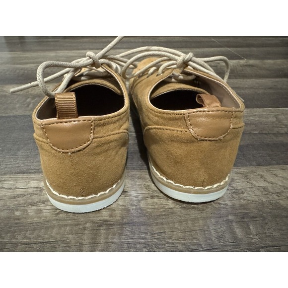 Crazy‎ 8 Boys Dress Shoes Size 1 Brown Toddler Kids Faux Leather - Picture 6 of 11